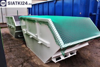 Siatki Złotoryja - Siatka przykrywająca na kontener - zabezpieczenie przewożonych ładunków dla terenów Złotoryji